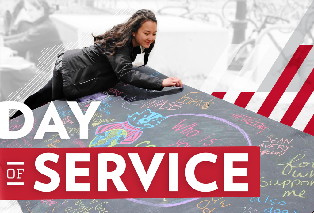 The third-annual All-Campus Day of Service will be held on April 24, 2018