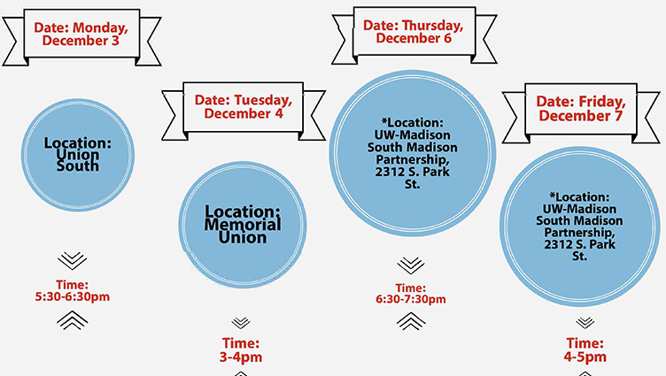 On Dec. 3, the Civic Action Plan (CAP) Initiative will be transitioning from its implementation phase to hosting week-long info sessions. The info sessions will include the history of the Civic Action Plan, introduce the nine recommendations and implementation plan, allow colleagues and community partners to serve on the CAP oversight committee and more. Please consider attending an info session.