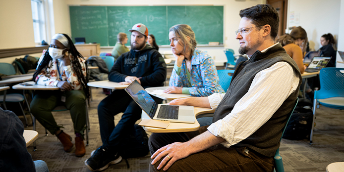 Nathan Larson Teaching community-based learning course