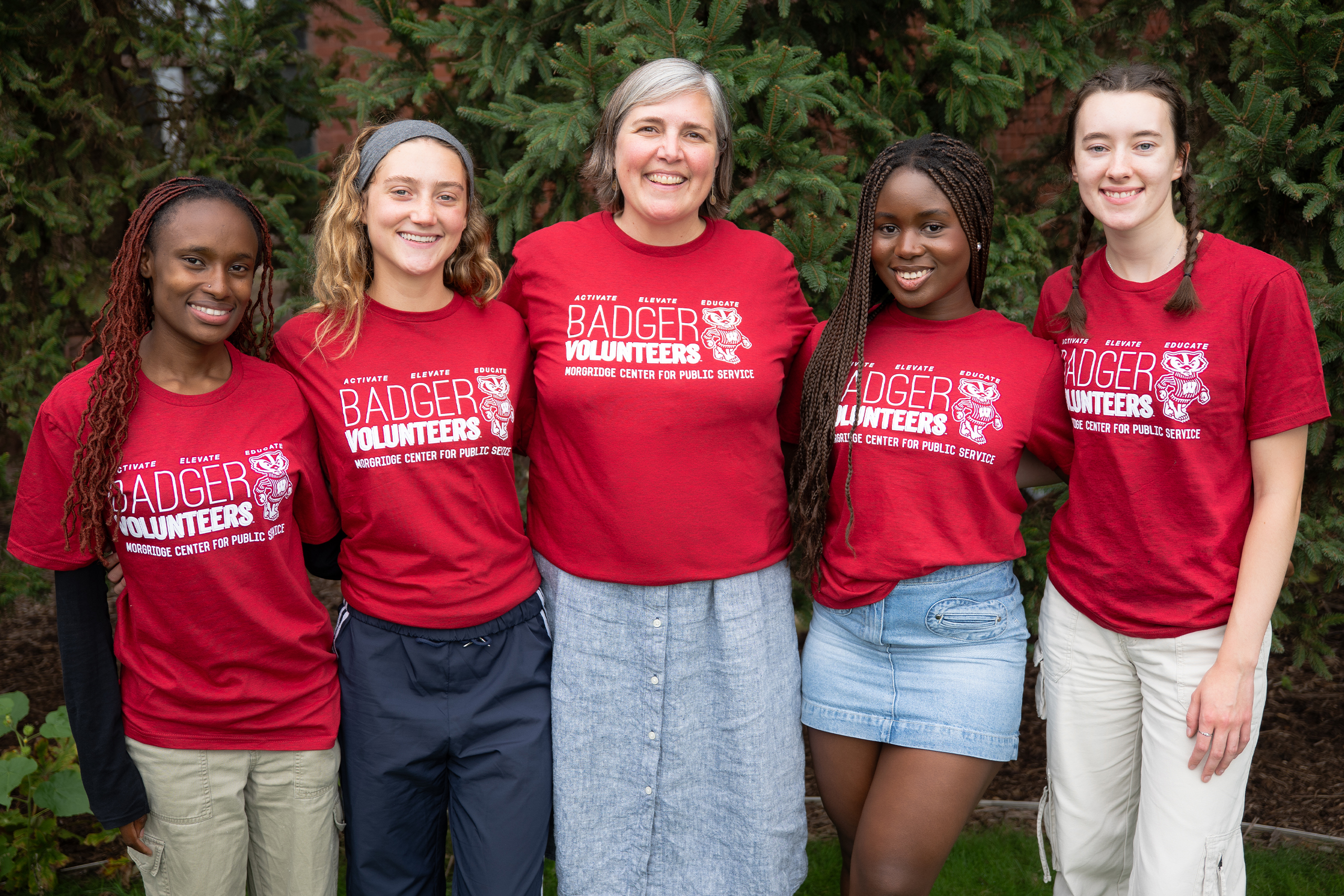 Badger Volunteers Elevate Team Photo